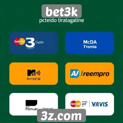 Métodos de pagamento aceitos no bet3k